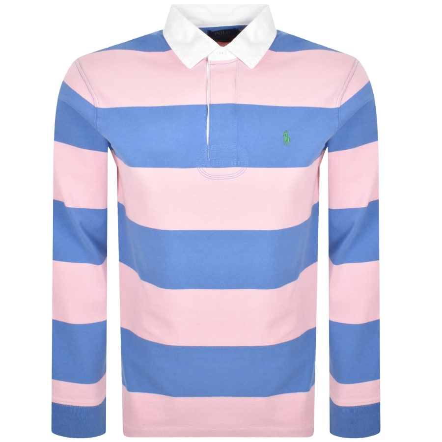 Ralph Lauren Rugby Polo T Shirt Pink | Mainline Menswear